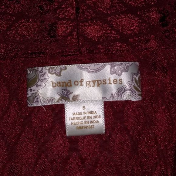 Band Of Gypsies Over Sized Maroon Cardigan . 😍😍😍 - Picture 3 of 11